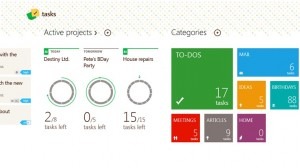 Tasks Project windows 8